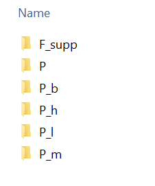 Output subfolders